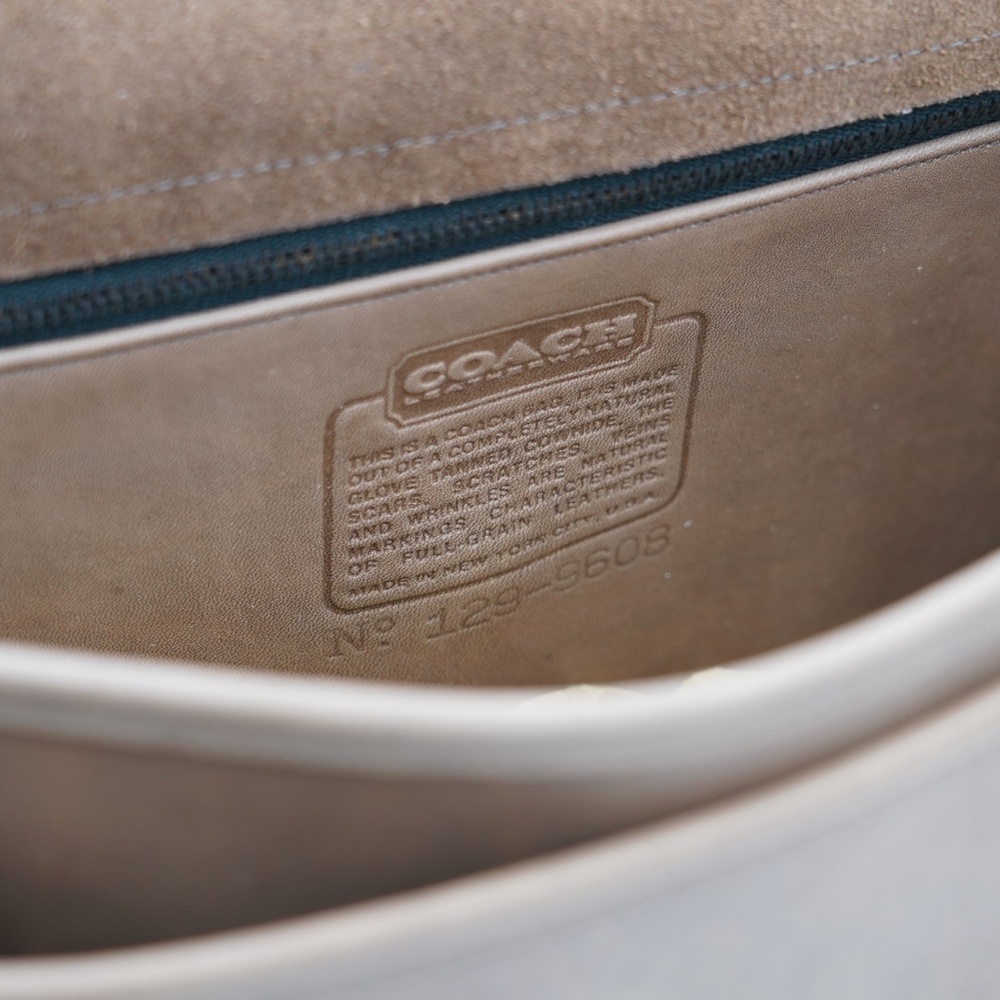 Coach Rambler 9735 Putty Leather 1986 Brand New Original Tags - Picture 3 of 9